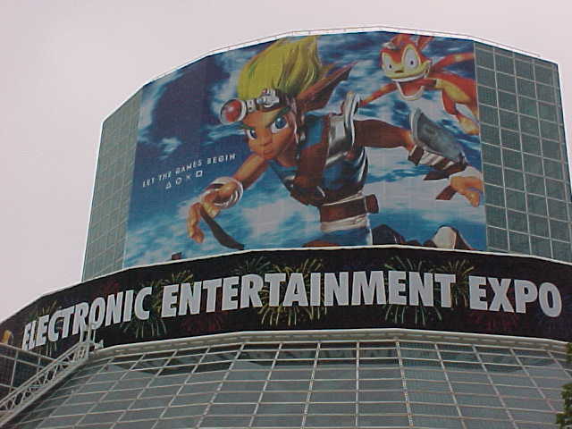 Old banner from E3 featuring Jak and Daxter